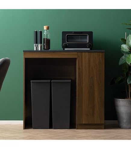 幅59cm◆カントリー木製収納棚付きダストボックス キッチンラック 25Lごみ箱 楽天市場】ダストボックス 収納ラック付き 2分別ゴミ箱 キッチン